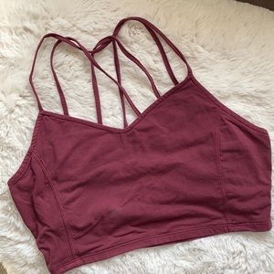 American Eagle Strappy Back crop Top